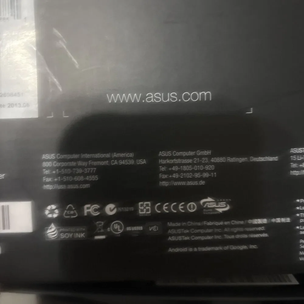 ASUS Transformer Pad Mobile Dock Keyboard for TF300T P/N: TF300T-Dock-BL Good !
